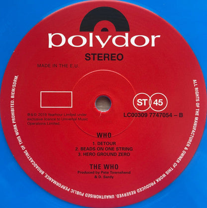 The Who - Who (2xVINYL) | Near Mint (NM) Near Mint (NM)-