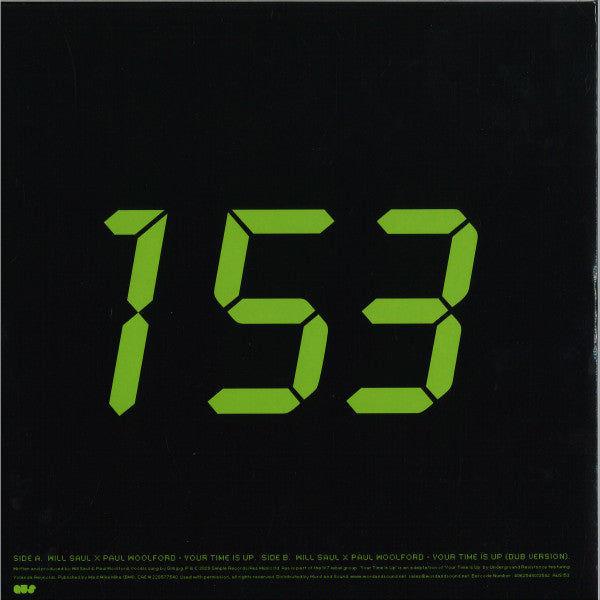 Will Saul X Paul Woolford - Your Time Is Up | Mint (M) Mint (M)-