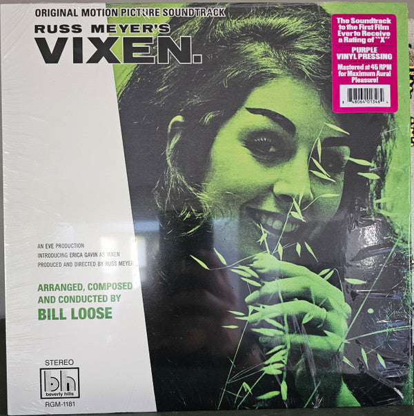 Russ Meyer's Vixen. Original Motion Picture Soundtrack | Mint (M) Mint (M)-