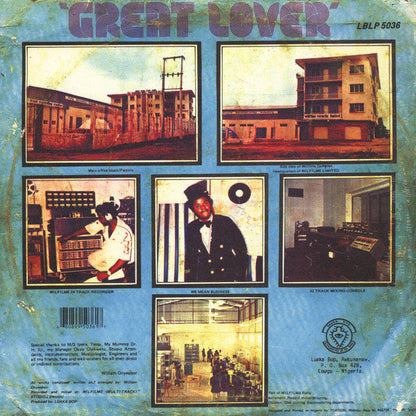 William Onyeabor - Great Lover | Mint (M) Mint (M)-