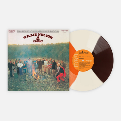 Willie Nelson & Family - Willie Nelson & Family (Limited Edition, "Campfire Quad" Colored Vinyl) |-