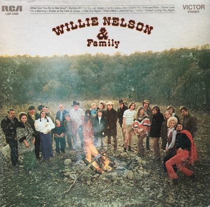 Willie Nelson & Family - Willie Nelson & Family (Limited Edition, "Campfire Quad" Colored Vinyl) |-