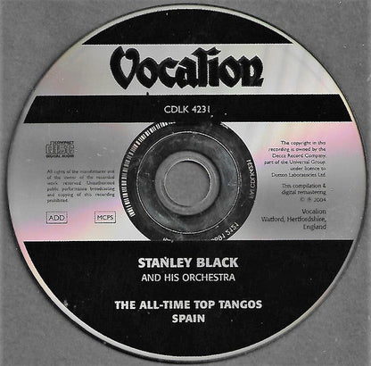 Spain / The All-Time Top Tangos *CD* | Mint (M) Mint (M)-