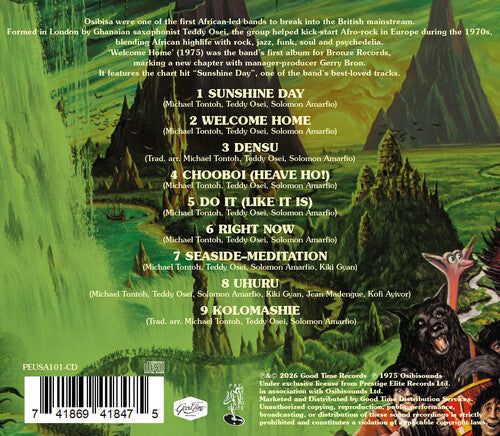 Osibisa - (PRESALE 6/19/26) Welcome Home (MOD CD) |--