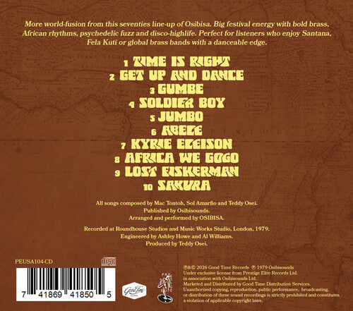 Osibisa - (PRESALE 6/19/26) African Flight (MOD CD) | Mint (M) Mint (M)--