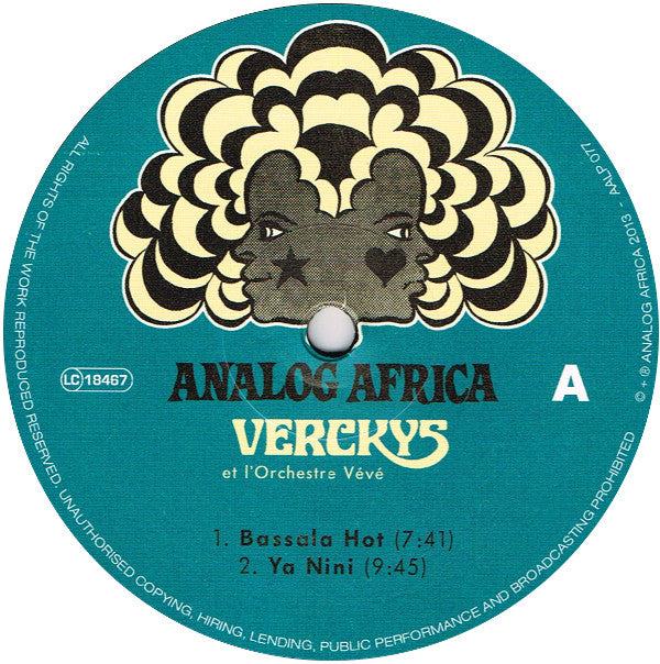 Verckys - Congolese Funk, Afrobeat & Psychedelic Rumba 1969-1978 | Mint (M) Mint (M)--