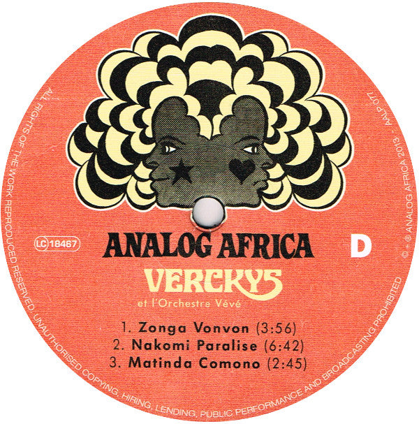 Verckys - Congolese Funk, Afrobeat & Psychedelic Rumba 1969-1978 | Mint (M) Mint (M)--