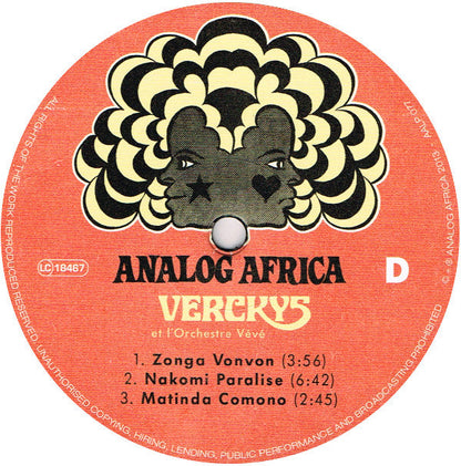 Verckys - Congolese Funk, Afrobeat & Psychedelic Rumba 1969-1978 | Mint (M) Mint (M)--