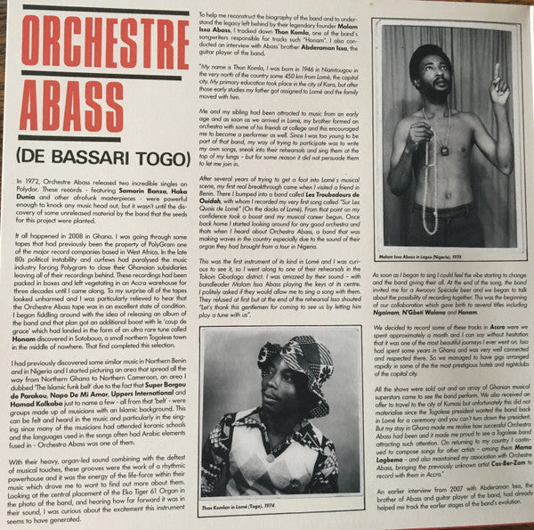 Orchestre Abass - Orchestre Abass (De Bassari Togo) (Vinyl) | Mint (M) Mint (M)--