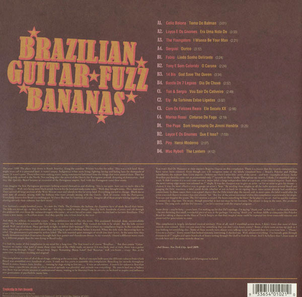 Various - Brazilian Guitar Fuzz Bananas (2xVINYL) | Mint (M) Mint (M)--