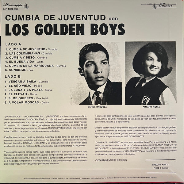 Los Golden Boys - Cumbia De Juventud (VINYL Mississippi MRI-138) | Mint (M) Mint (M)--