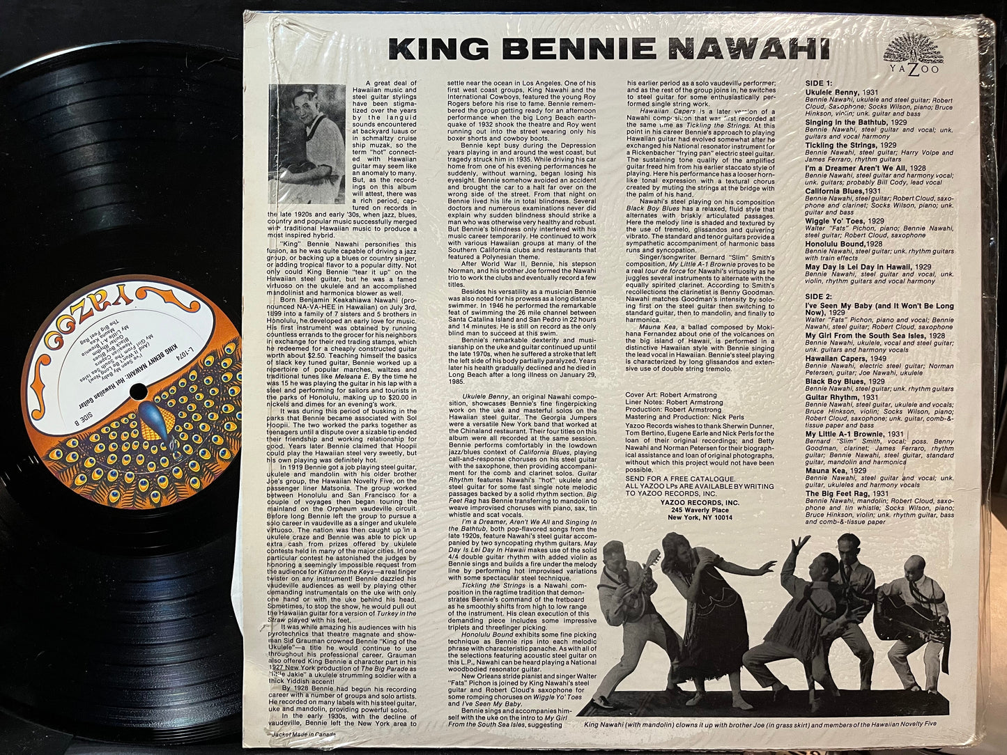 Benny Nawahi - Hot Hawaiian Guitar (1928 To Ca. 1949) (VINYL) | Near Mint (NM) Near Mint (NM)--