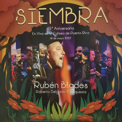 Ruben Blades - Siembra 45 Aniversario En Vivo en el Coliseo de Puerto Rico 14 de mayo 2022 (2xVINYL) | Mint (M) Mint (M)-