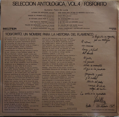 Fosforito - Seleccion Antologica / Vol. 4 *SPAIN* | Near Mint (NM) Excellent (EX)-