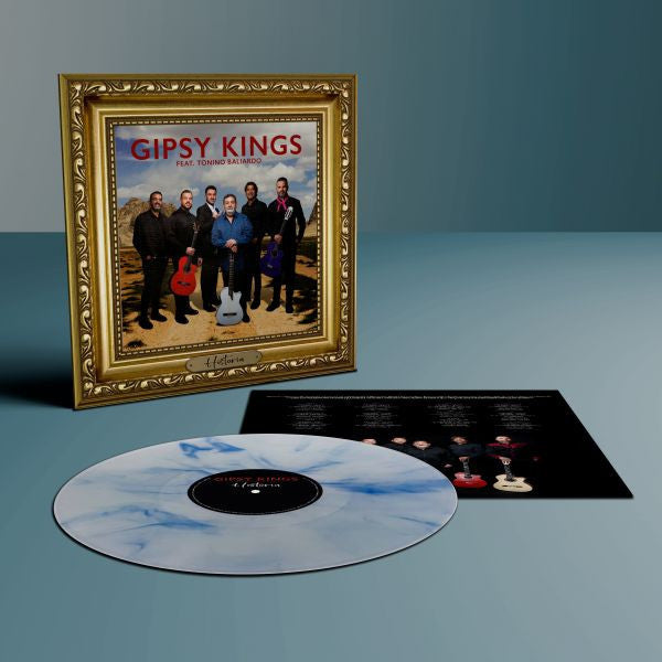Gipsy Kings Feat. Tonino Baliardo - Historia (White And Blue Marble Vinyl) | Mint (M) Mint (M)--