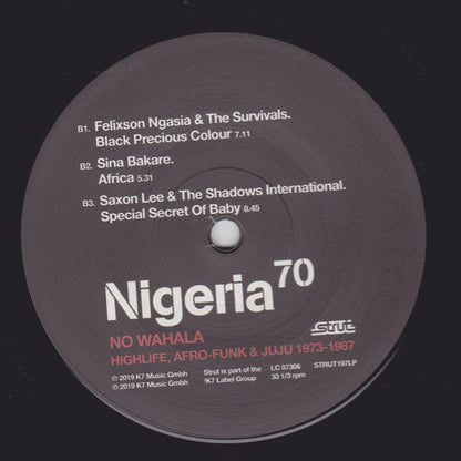 Nigeria 70 (No Wahala: Highlife, Afro-Funk & Juju 1973-1987)(VINYL) |--