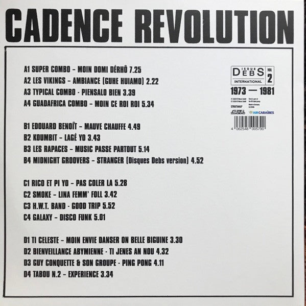 Disques Debs International Vol 2 (Cadence Revolution 1973-1981)(2xVINYL) | Mint (M) Mint (M)--