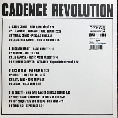 Disques Debs International Vol 2 (Cadence Revolution 1973-1981)(2xVINYL) | Mint (M) Mint (M)--