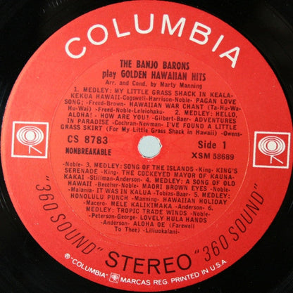The Banjo Barons - Golden Hawaiian Hits | Near Mint (NM) Near Mint (NM)--