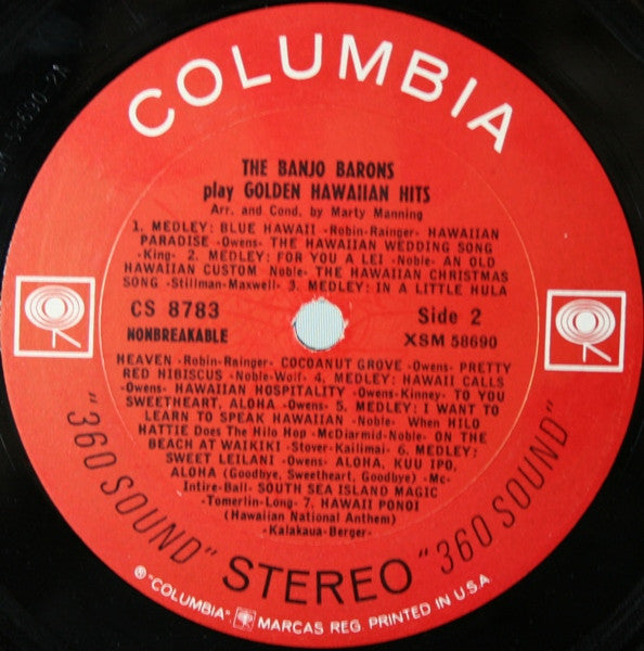 The Banjo Barons - Golden Hawaiian Hits | Near Mint (NM) Near Mint (NM)--