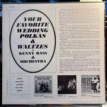 Kenny Bass And His Orchestra - Favorite Wedding Polkas & Waltzes | Excellent (EX) Near Mint (NM)--