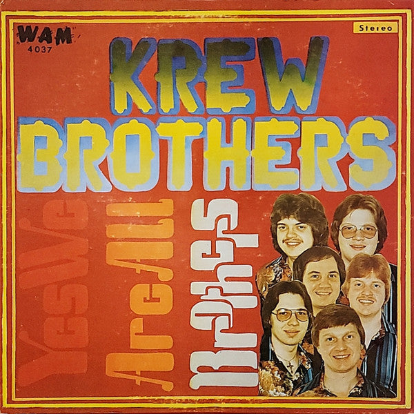 The Krew Brothers - Yes We Are All Brothers (VINYL) | Near Mint (NM) Near Mint (NM)--