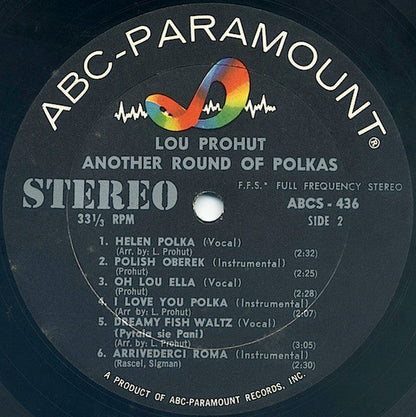 Louis Prohut - Another Round Of Polkas | Near Mint (NM) Near Mint (NM)--