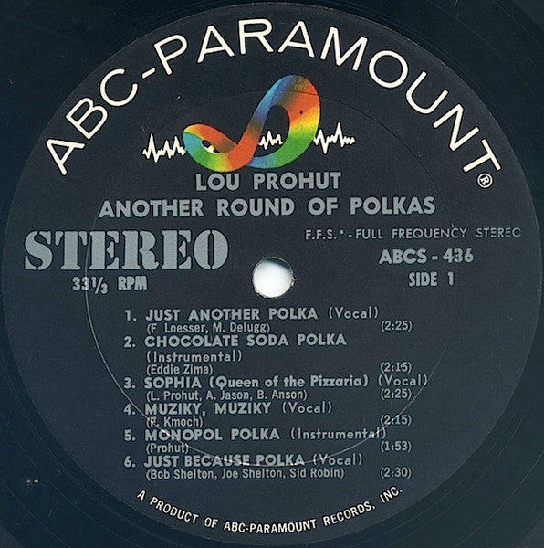 Louis Prohut - Another Round Of Polkas | Near Mint (NM) Near Mint (NM)--