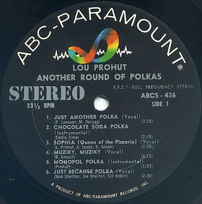 Louis Prohut - Another Round Of Polkas | Near Mint (NM) Near Mint (NM)--