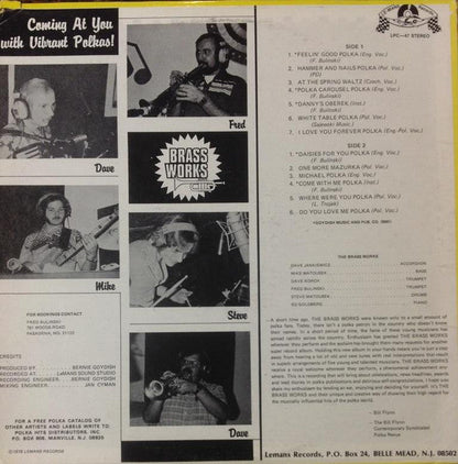 The Brass Works (2) - Coming At You With Vibrant Polkas! (VINYL) | Near Mint (NM) Near Mint (NM)--