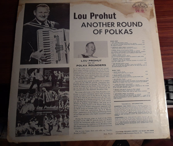 Louis Prohut - Another Round Of Polkas | Near Mint (NM) Near Mint (NM)--