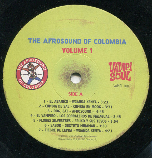 The Afrosound Of Colombia Volume 1 *LIGHT CREASE*(3xVINYL) | Mint (M) Excellent+ (EX+)--