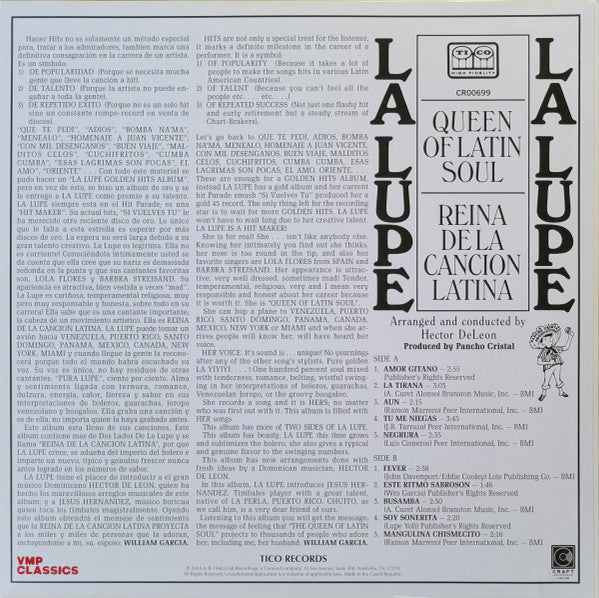 Queen Of Latin Soul / Reina De La Cancion Latina (COLOR VINYL) | Mint (M) Mint (M)--