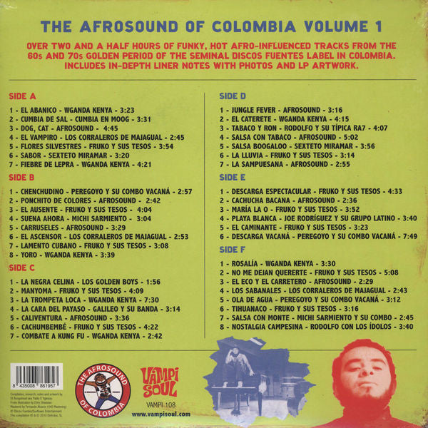 The Afrosound Of Colombia Volume 1 *LIGHT CREASE*(3xVINYL) | Mint (M) Excellent+ (EX+)--