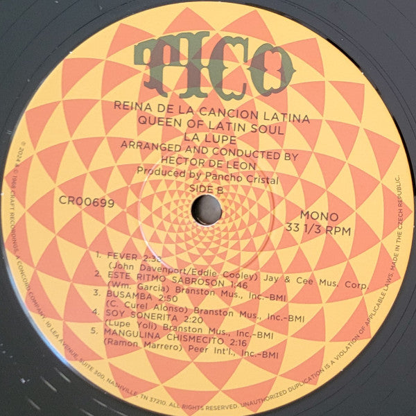 Queen Of Latin Soul / Reina De La Cancion Latina (COLOR VINYL) | Mint (M) Mint (M)--