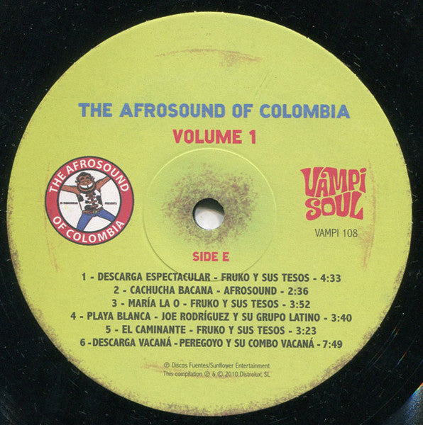 The Afrosound Of Colombia Volume 1 *LIGHT CREASE*(3xVINYL) | Mint (M) Excellent+ (EX+)--