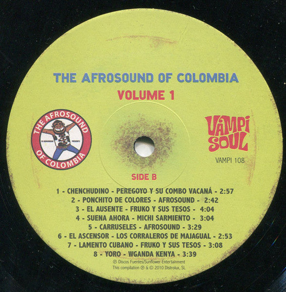 The Afrosound Of Colombia Volume 1 *LIGHT CREASE*(3xVINYL) | Mint (M) Excellent+ (EX+)--