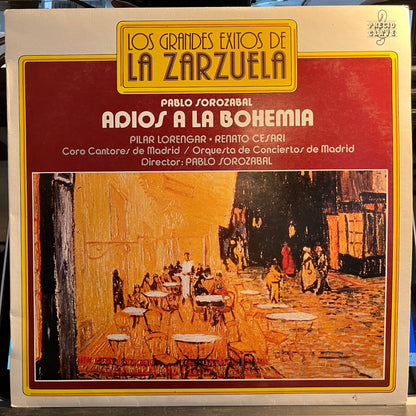 Pablo Sorozabal - Adios A La Bohemia | Excellent (EX) Near Mint (NM)--