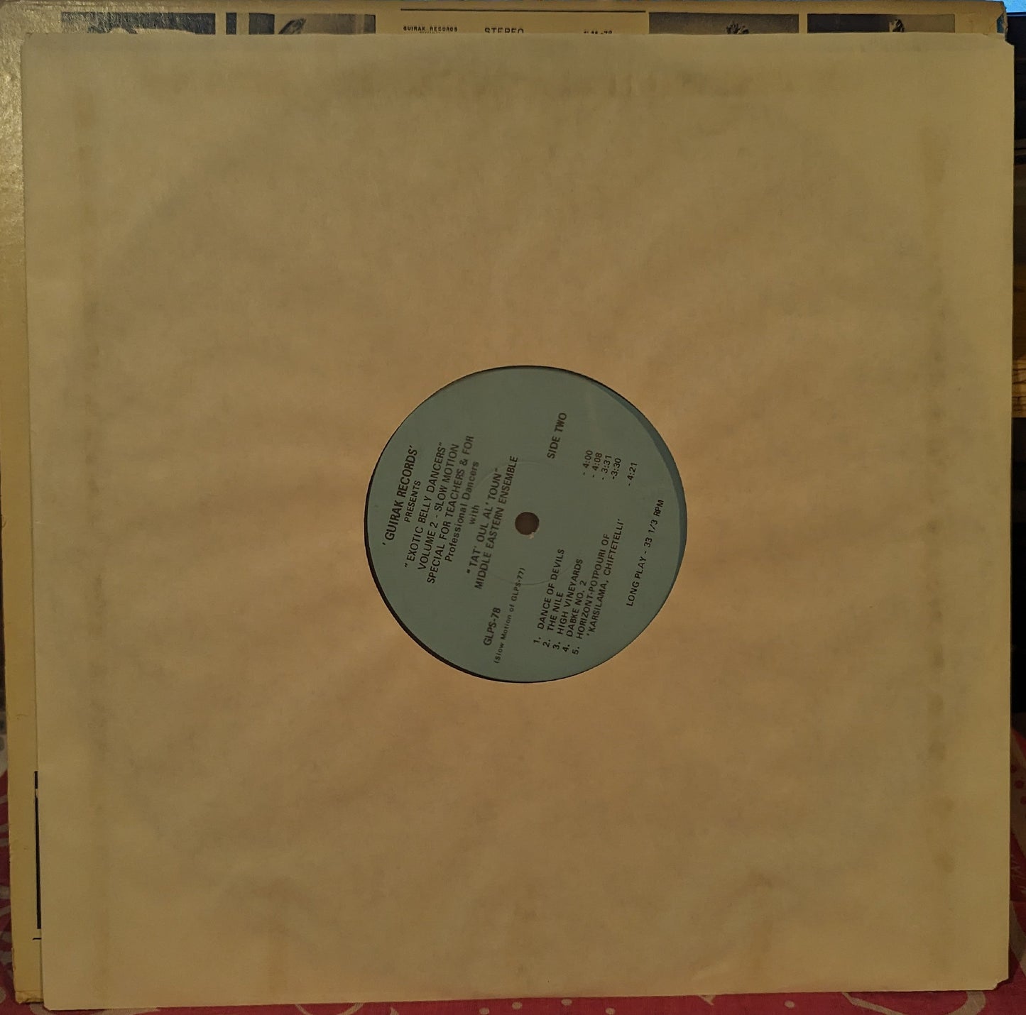 Tat' Oul Al' Toun Middle Eastern Ensemble - Exotic Belly Dancers *SIGNED* - Volume 2 | Excellent (EX) Very Good Plus (VG+)--