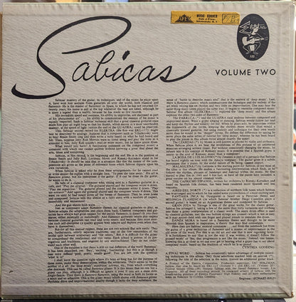 Sabicas - The Greatest Flamenco Guitarist Volume II | Excellent (EX) Excellent (EX)--