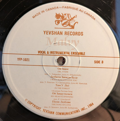 Malvy - Malvy (VINYL) | Excellent (EX) Excellent+ (EX+)--