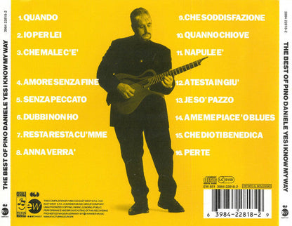 The Best Of Pino Daniele - Yes I Know My Way (CD) | Excellent (EX) Near Mint (NM)--