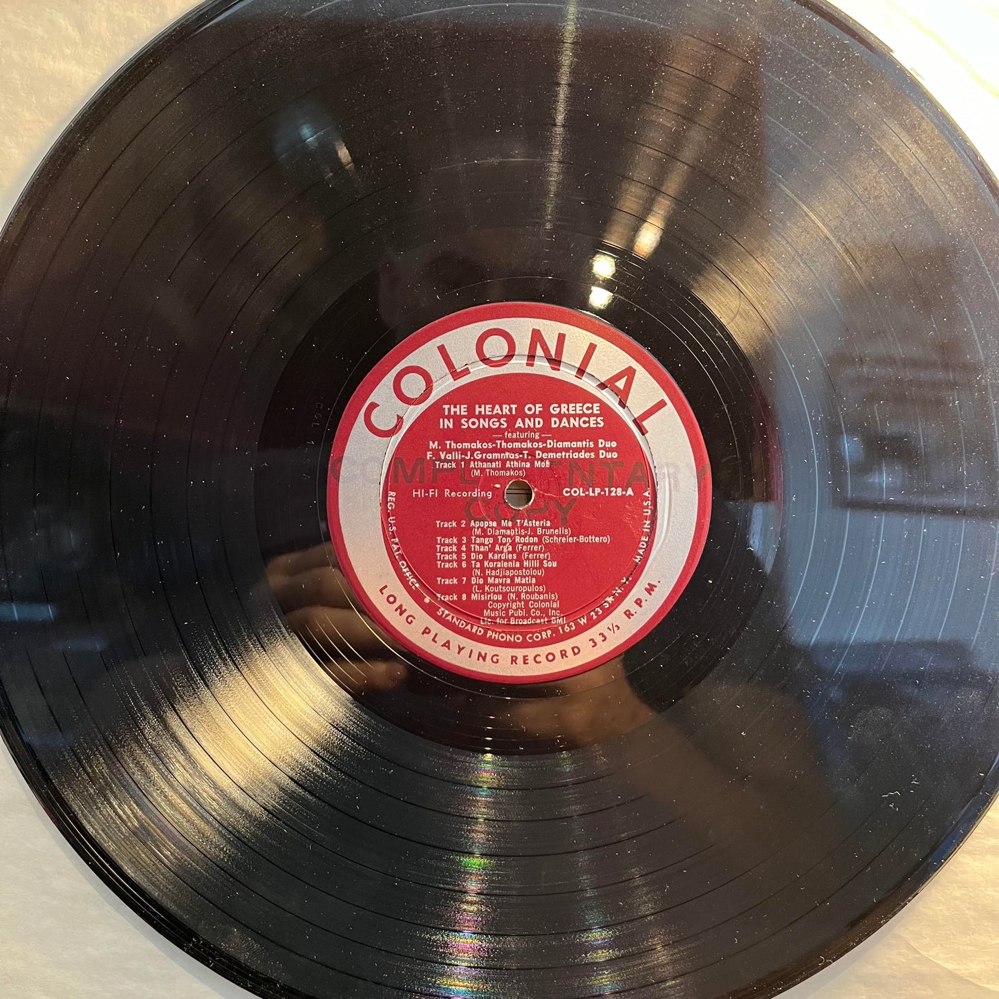 Various - The Heart Of Greece In Songs And Dances *PROMO* | Excellent (EX) Very Good (VG)--