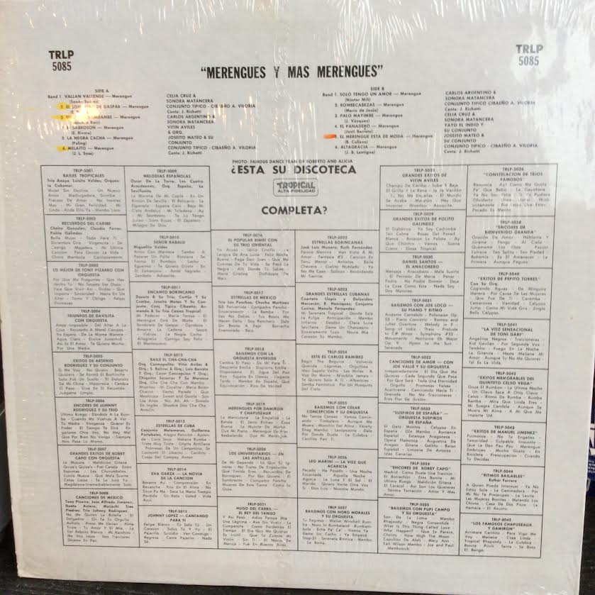 Various - Merengues Y Mas Merengues (VINYL) | Near Mint (NM or M-)--
