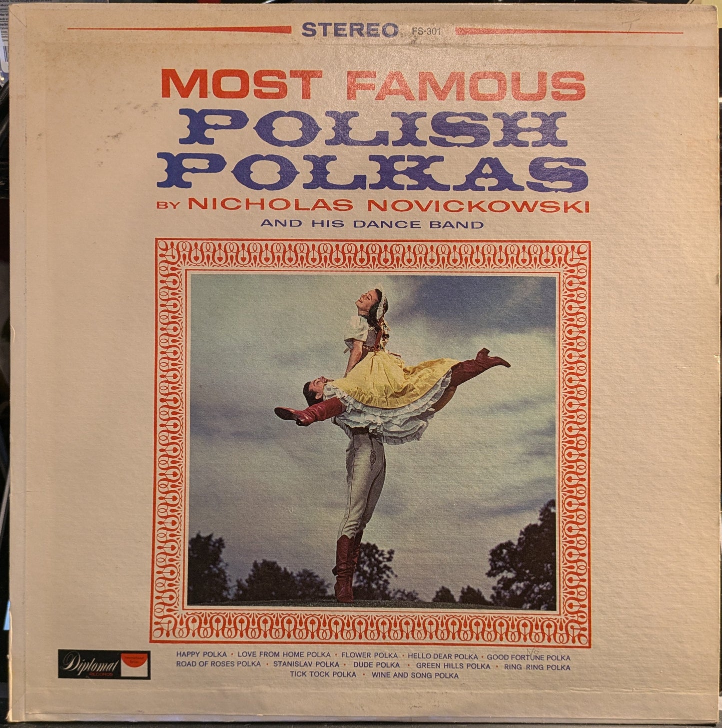Nicholas Novickowski - Most Famous Polish Polkas By Nicholas Novickowski And His Dance Band | Very Good Plus (VG+) Very Good Plus (VG+)--