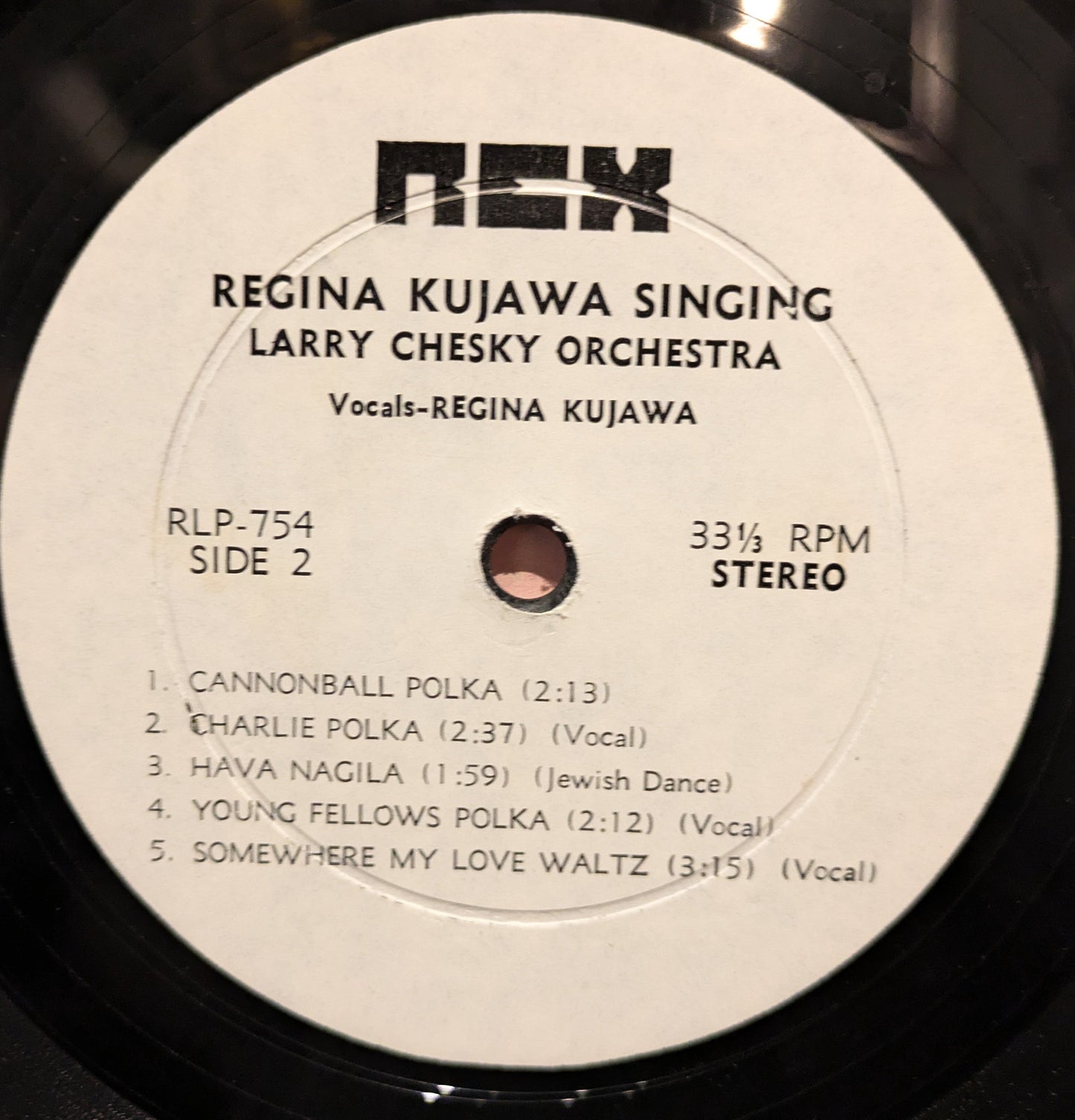 Larry Chesky And His Orchestra - Regina Kujawa Singing | Very Good Plus (VG+) Excellent+ (EX+)--
