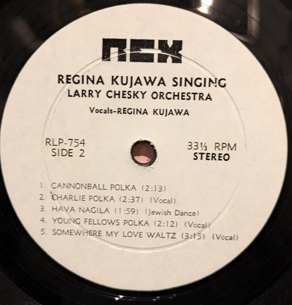 Larry Chesky And His Orchestra - Regina Kujawa Singing | Very Good Plus (VG+) Excellent+ (EX+)--