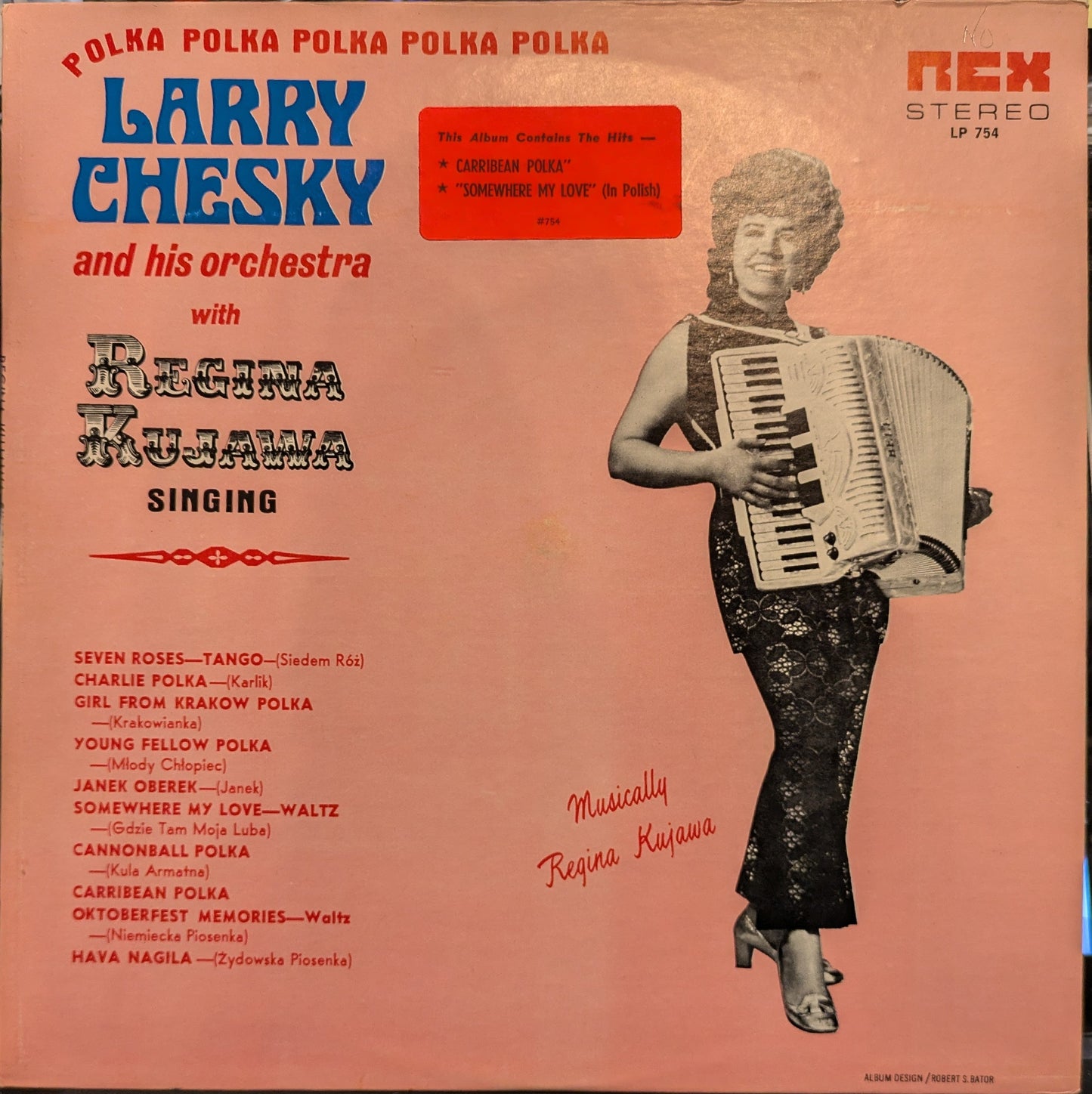 Larry Chesky And His Orchestra - Regina Kujawa Singing | Very Good Plus (VG+) Excellent+ (EX+)--