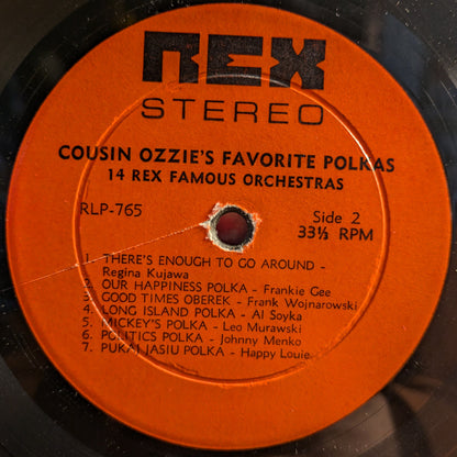 Various - Cousin Ozzie's Favorite Polkas | Very Good Plus (VG+) Excellent (EX)--
