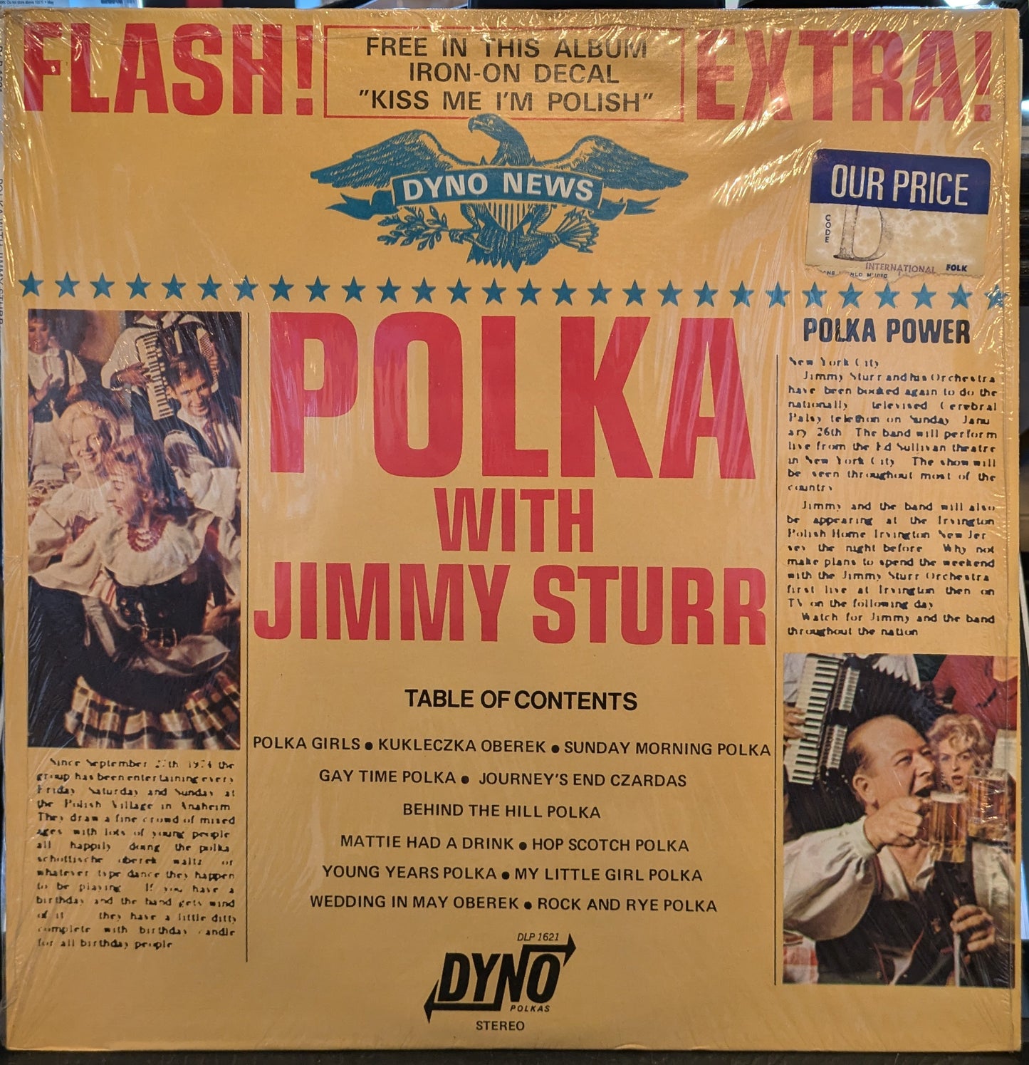 Jimmy Sturr - Polka With Jimmy Sturr *SHRINK* | Very Good Plus (VG+) Near Mint (NM)--